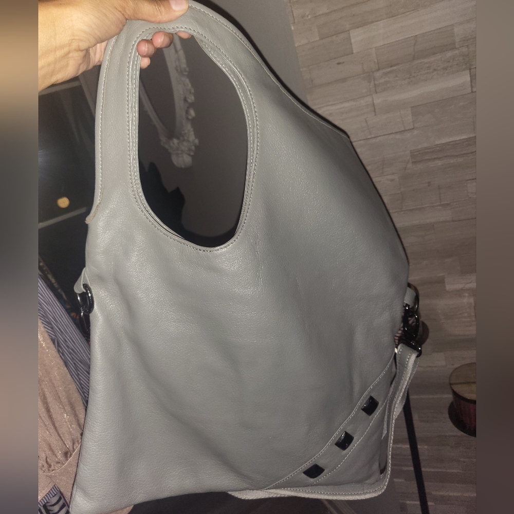 #60 Multi functional grey purse